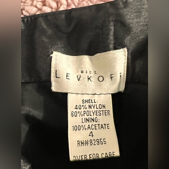 FINAL PRICE Bill Levkoff Ruched Bodycon Satin Ruffle Pleated Mini Dress - Picture 2 of 5